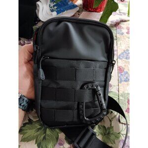 🆕Men Black Camo Small Inspired Waterproof Utility Chest Crossbody Sling Bag